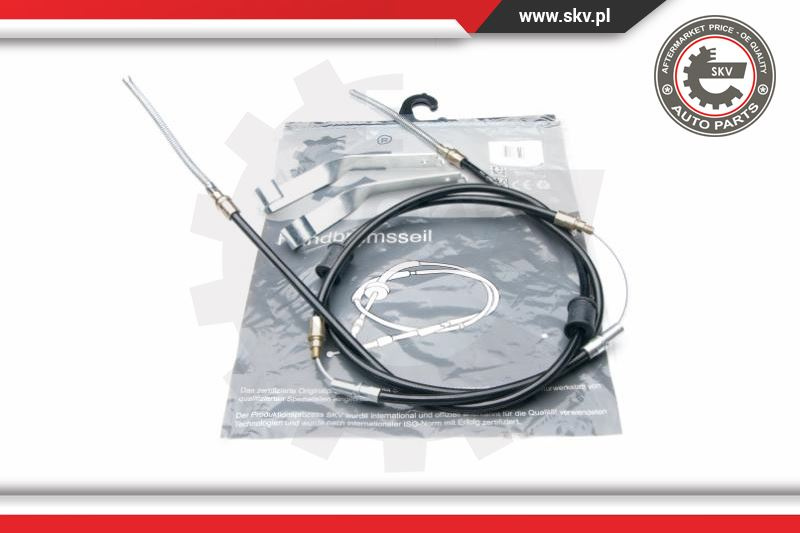 Cablu de frana de mana ; spate stanga/dreapta ; FORD Transit ; 6658706