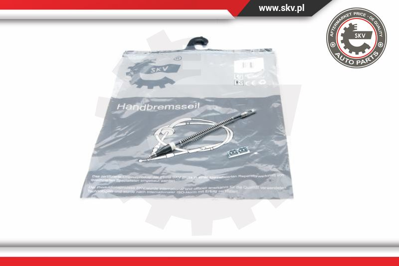 Cablu de frana de mana ; spate stanga/dreapta ; OPEL Corsa C Tigra ; 522152
