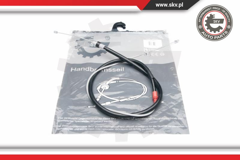 Cablu de frana de mana ; spate stanga/dreapta ; PEUGEOT 207 ; 4745Z3