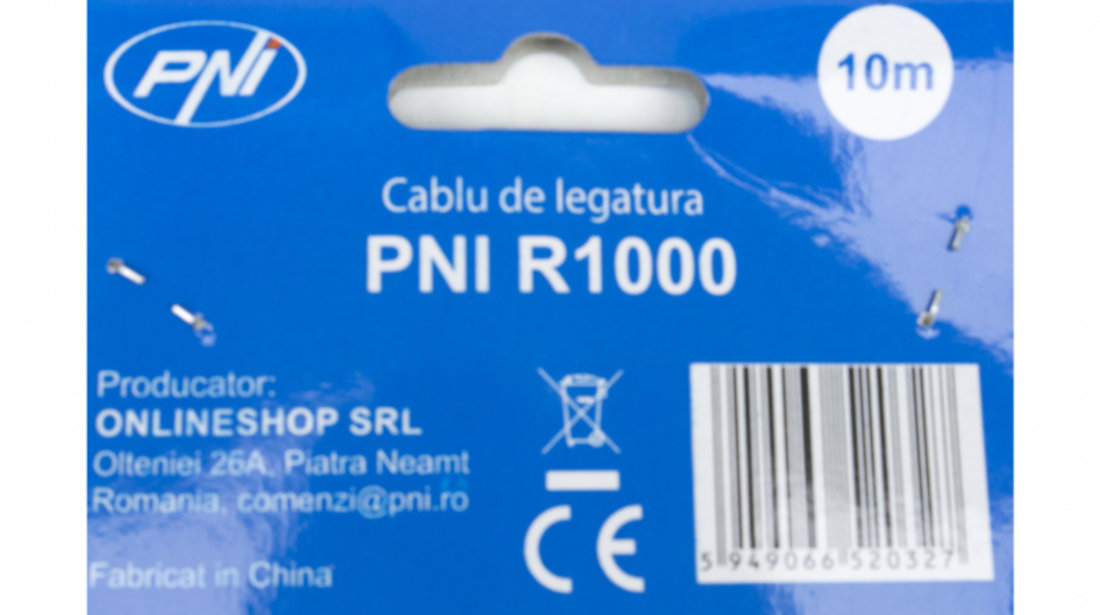 Cablu de legatura PNI R1000 cu mufe PL259 lungime 10m PNI-R1000