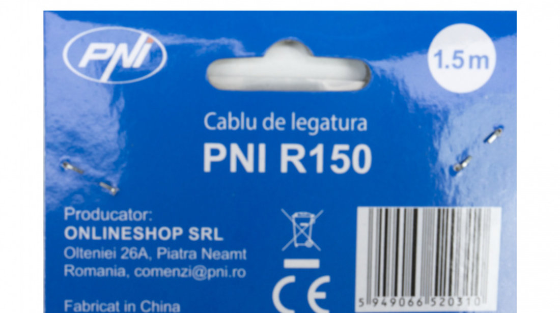 Cablu de legatura PNI R150 cu mufe PL259 lungime 1.5m PNI-R150