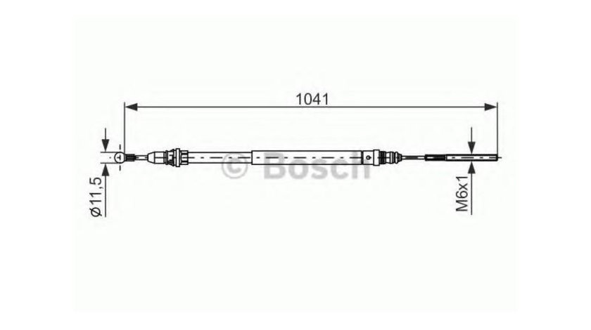Cablu frana Citroen C8 (EA_, EB_) 2002-2016 #2 1400310380