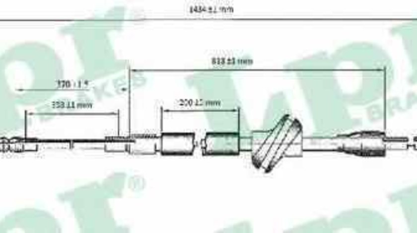 Cablu frana de parcare AUDI 100 Avant 4A C4 ADRIAUTO AD030231