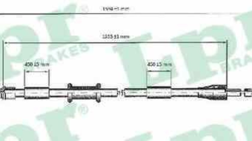 Cablu frana de parcare AUDI 80 8C B4 ADRIAUTO AD030235