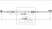 Cablu, frana de parcare BMW Seria 5 (E60) (2003 - ...