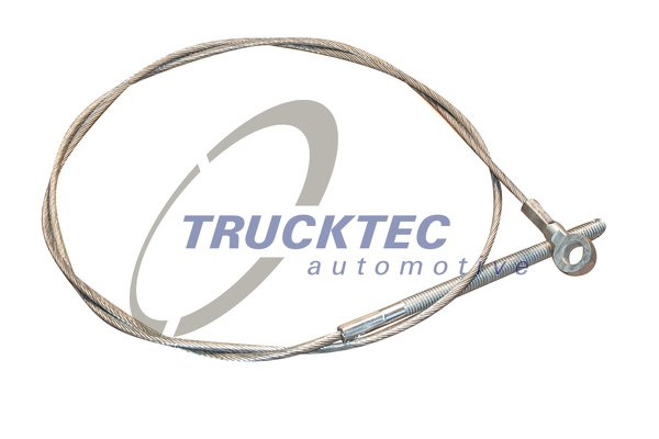 Cablu, frana de parcare centru (0235272 TRUCKTEC) MERCEDES-BENZ