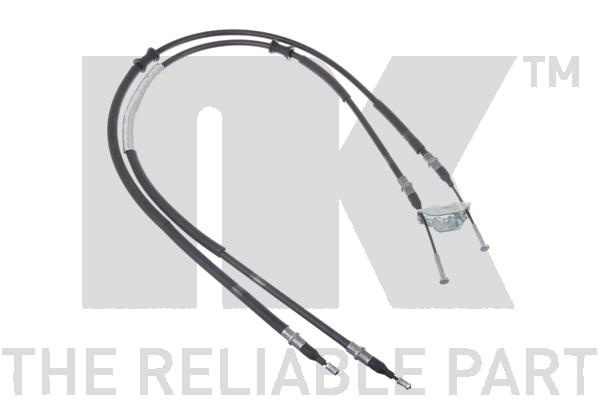 Cablu, frana de parcare centru (9036104 NK) CHEVROLET,OPEL,VAUXHALL