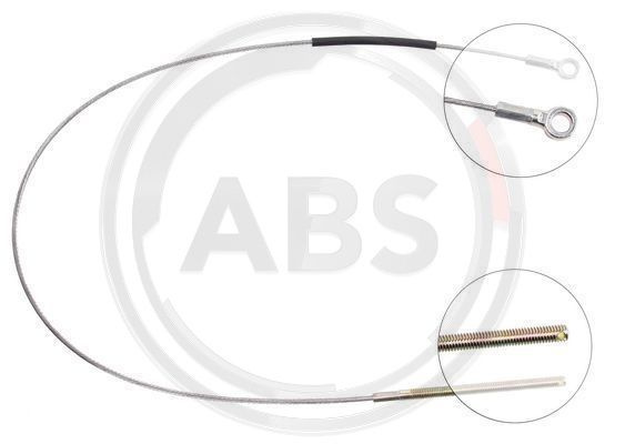Cablu, frana de parcare centru (K11155 ABS) MERCEDES-BENZ