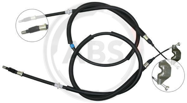 Cablu, frana de parcare centru (K12795 ABS) OPEL,VAUXHALL