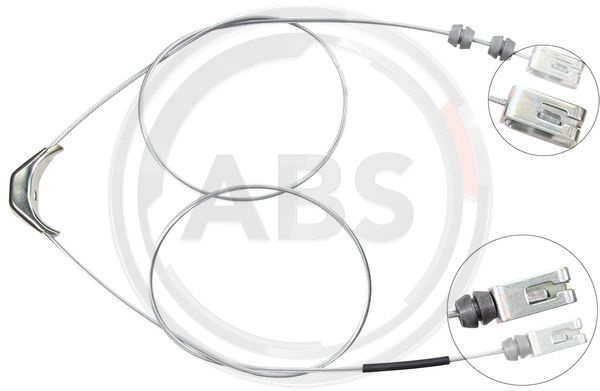 Cablu, frana de parcare centru (K13381 ABS) OPEL,VAUXHALL
