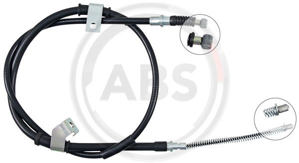 Cablu, frana de parcare centru (K14174 ABS) HYUNDAI,KIA