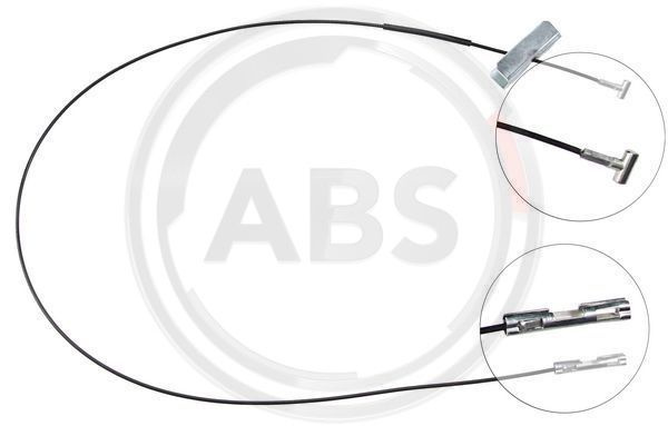 Cablu, frana de parcare centru (K17242 ABS) NISSAN,OPEL,RENAULT,VAUXHALL