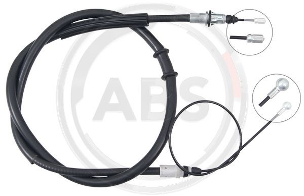 Cablu, frana de parcare centru (K17592 ABS) OPEL,RENAULT,VAUXHALL