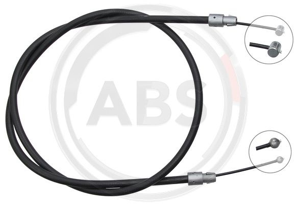 Cablu, frana de parcare centru (K18874 ABS) AUDI,VW