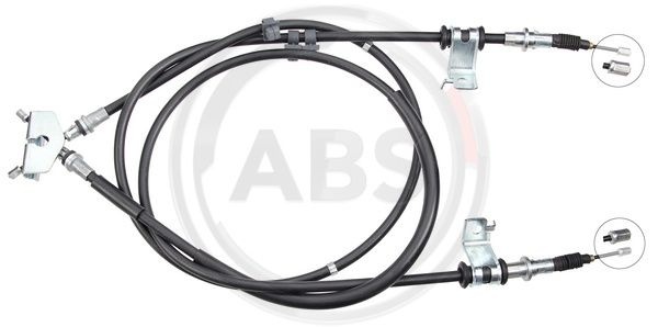 Cablu, frana de parcare centru (K18925 ABS) FORD