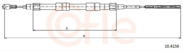 Cablu, Frana De Parcare Cofle Bmw 10.4156
