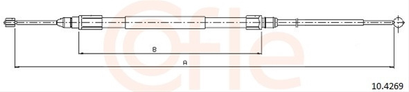 Cablu, Frana De Parcare Cofle Bmw 10.4269