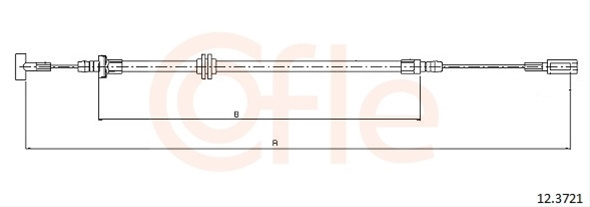 Cablu, Frana De Parcare Cofle Iveco 12.3721