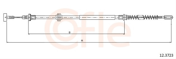Cablu, Frana De Parcare Cofle Iveco 12.3723