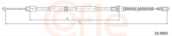 Cablu, Frana De Parcare Cofle Vag 10.9893