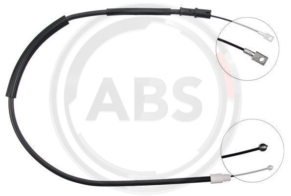 Cablu, frana de parcare dreapta (K10008 ABS) MERCEDES-BENZ