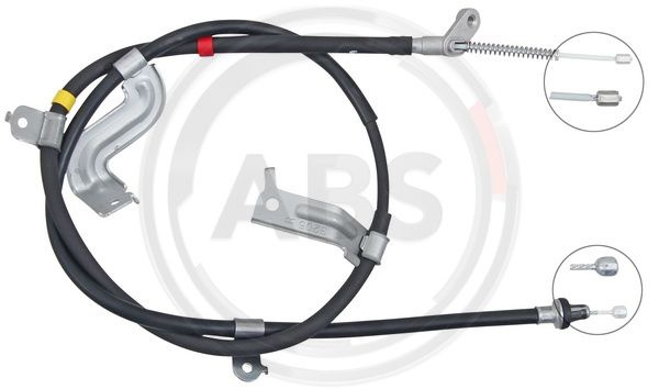 Cablu, frana de parcare dreapta (K10184 ABS) NISSAN