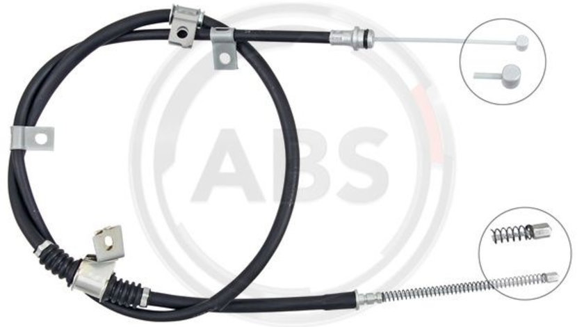 Cablu, frana de parcare dreapta (K10219 ABS) MITSUBISHI