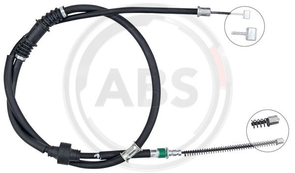 Cablu, frana de parcare dreapta (K10224 ABS) MITSUBISHI