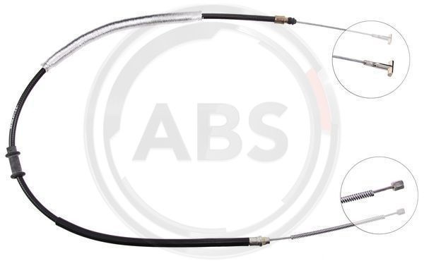 Cablu, frana de parcare dreapta (K10588 ABS) LANCIA