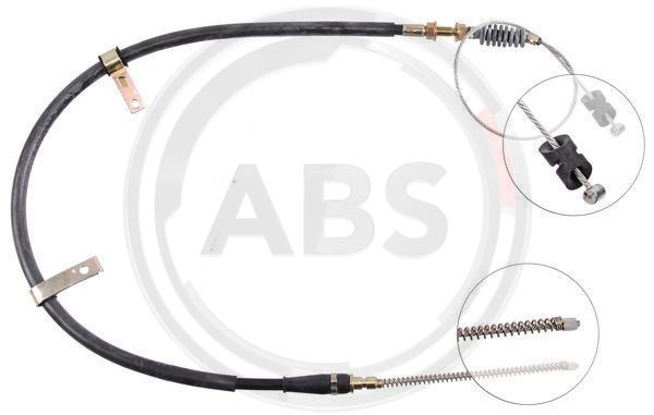 Cablu, frana de parcare dreapta (K11138 ABS) MAZDA