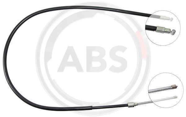 Cablu, frana de parcare dreapta (K11338 ABS) MITSUBISHI