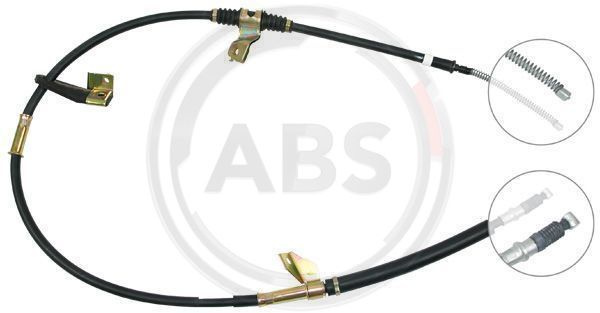 Cablu, frana de parcare dreapta (K11458 ABS) HYUNDAI,MITSUBISHI