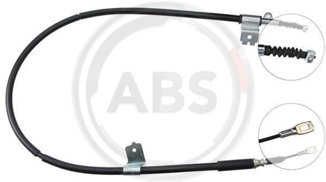 Cablu, frana de parcare dreapta (K11548 ABS) NISSAN