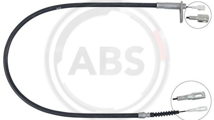 Cablu, frana de parcare dreapta (K11614 ABS) MERCEDES-BENZ