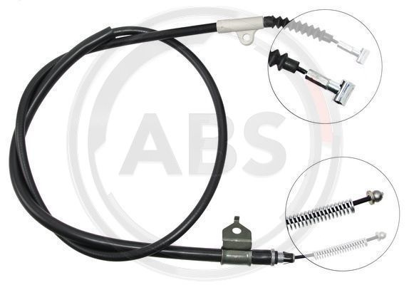 Cablu, frana de parcare dreapta (K11828 ABS) NISSAN