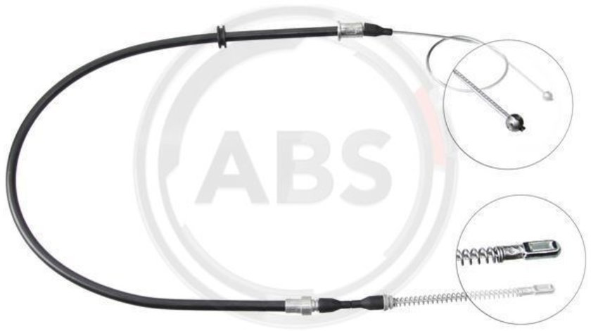 Cablu, frana de parcare dreapta (K12058 ABS) OPEL,VAUXHALL