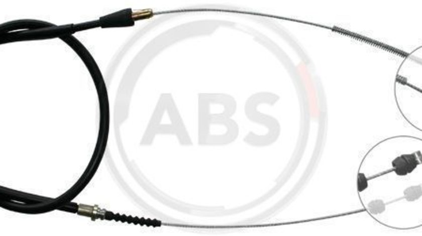 Cablu, frana de parcare dreapta (K12078 ABS) OPEL,VAUXHALL