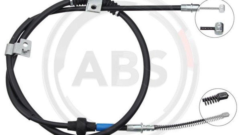 Cablu, frana de parcare dreapta (K12084 ABS) Citroen,MITSUBISHI,PEUGEOT