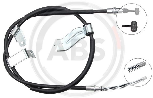 Cablu, frana de parcare dreapta (K12099 ABS) CHEVROLET