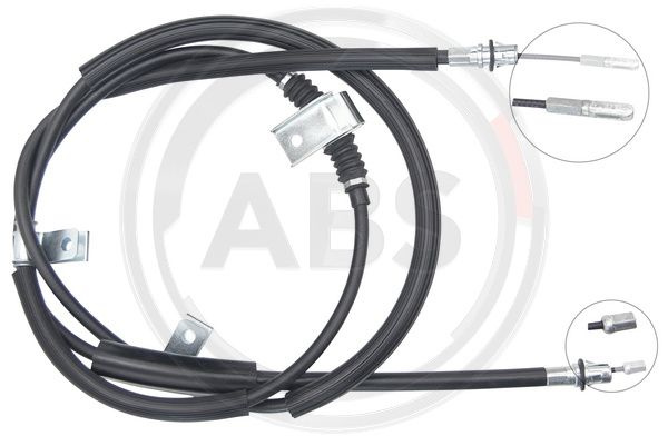 Cablu, frana de parcare dreapta (K12100 ABS) CHRYSLER,LANCIA