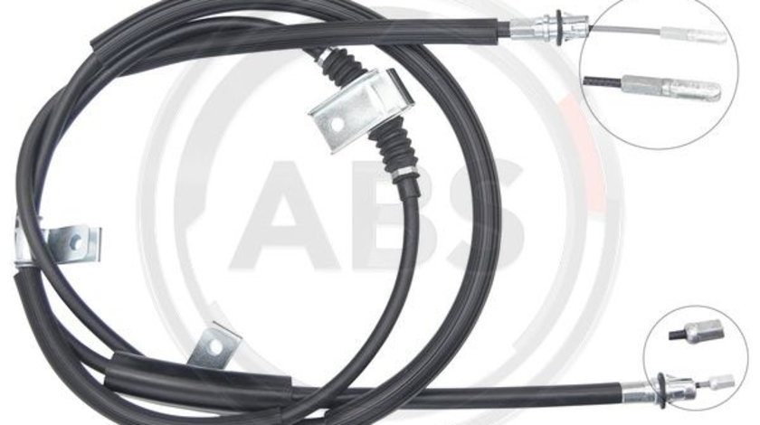 Cablu, frana de parcare dreapta (K12100 ABS) CHRYSLER,LANCIA
