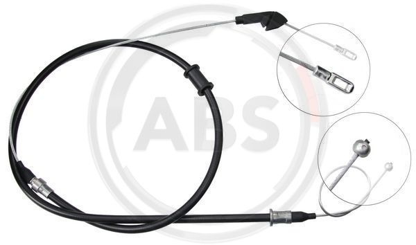 Cablu, frana de parcare dreapta (K12128 ABS) OPEL