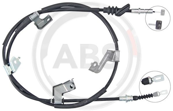 Cablu, frana de parcare dreapta (K12164 ABS) HONDA