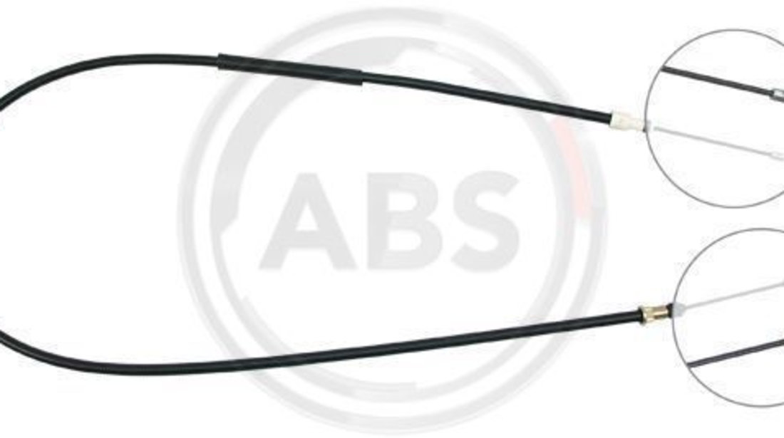 Cablu, frana de parcare dreapta (K12197 ABS) PEUGEOT