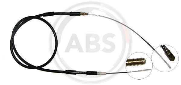 Cablu, frana de parcare dreapta (K12438 ABS) RENAULT