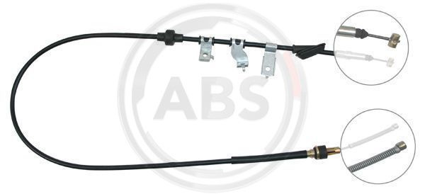 Cablu, frana de parcare dreapta (K12498 ABS) HONDA,ROVER