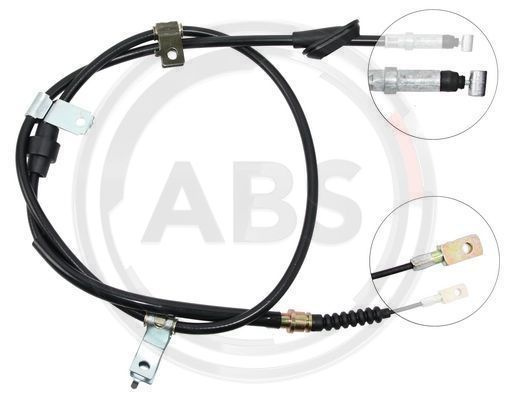 Cablu, frana de parcare dreapta (K12507 ABS) HONDA,ROVER