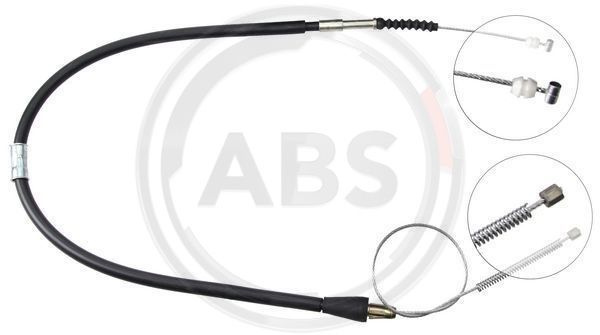 Cablu, frana de parcare dreapta (K12798 ABS) TOYOTA