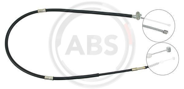 Cablu, frana de parcare dreapta (K12818 ABS) TOYOTA