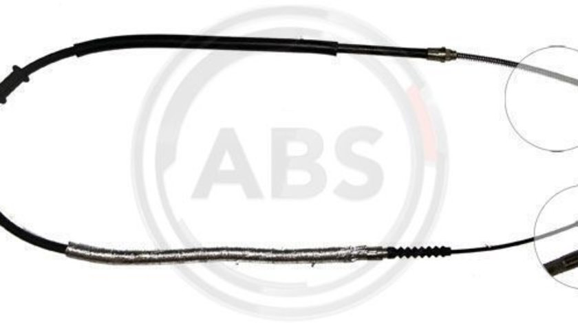 Cablu, frana de parcare dreapta (K13178 ABS) ALFA ROMEO,FIAT
